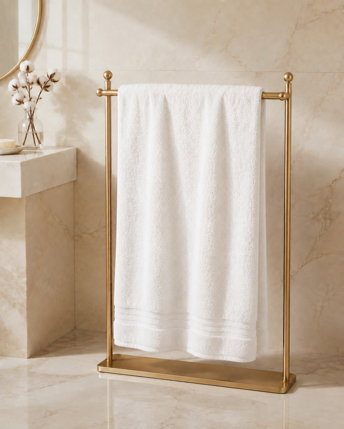 Swan White Luxury Towel Set - Image 2
